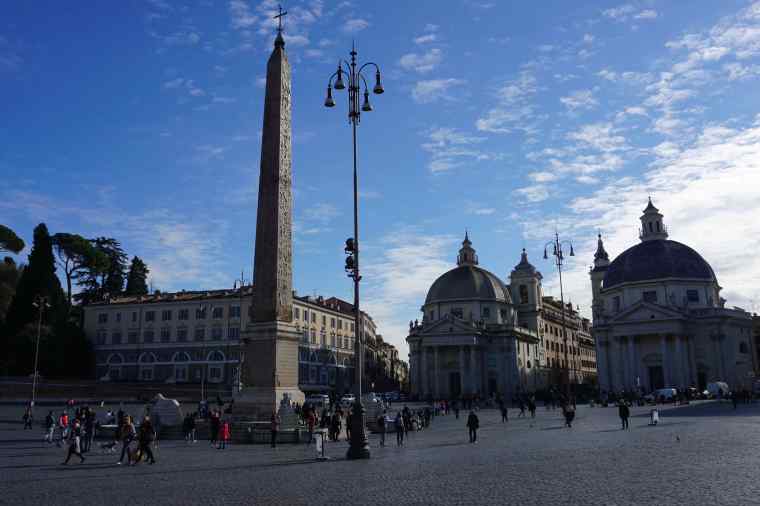Rome Italy Piazza Del Popolo