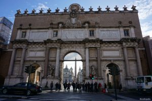 Rome Italy Puerta del Popolo