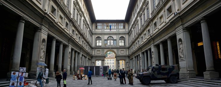 Florence Italy Uffizi Gallery
