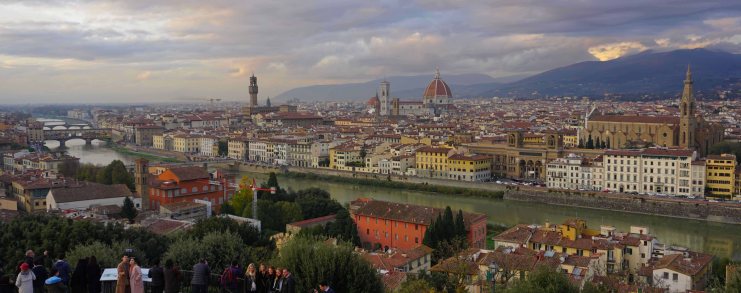 Florence Italy Piazzale Michelangelo