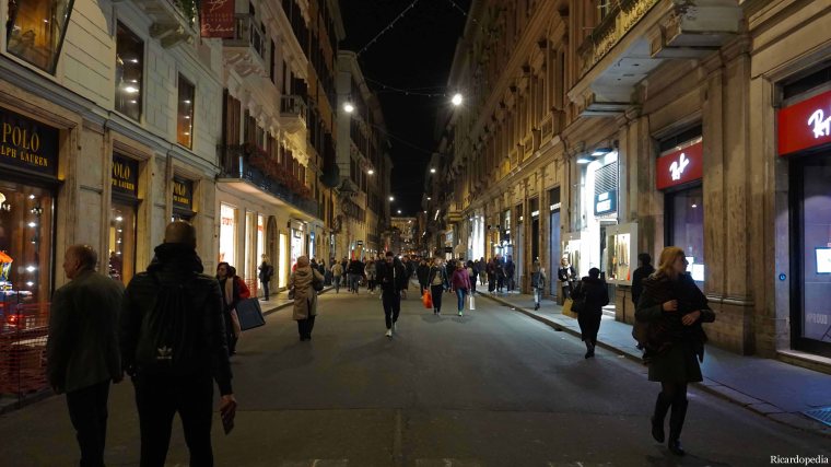 Rome Italy Via del Corso