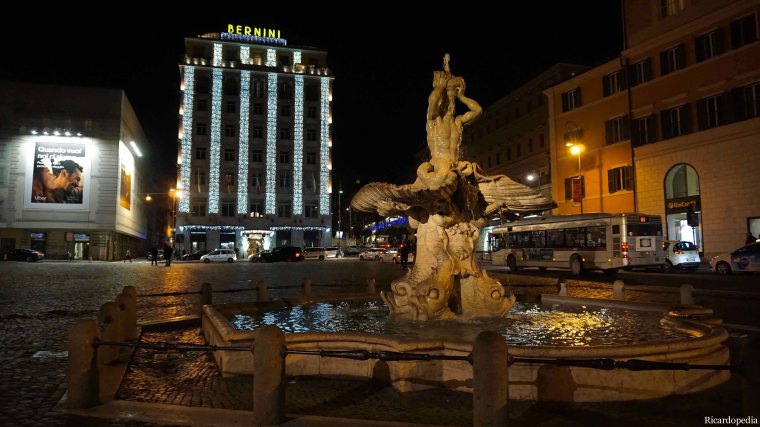 Rome Italy Fontana del Tritone