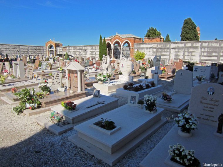 Venice San Michele Cemetery Island