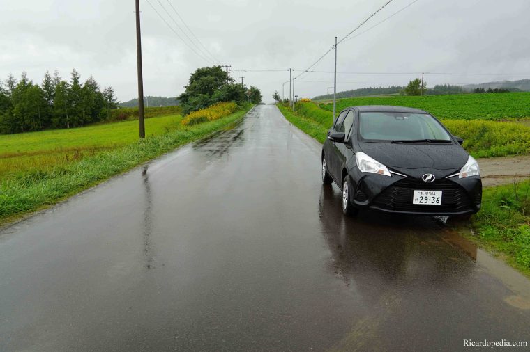 Japan Hokkaido Driving Rain