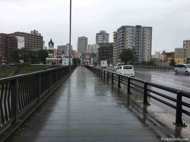 Japan Sapporo Typhoon