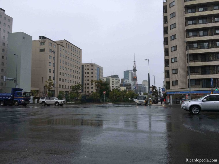 Japan Sapporo Typhoon