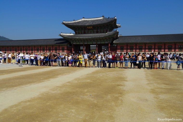 Seoul Korea Gyeongbokgung Guard Changing