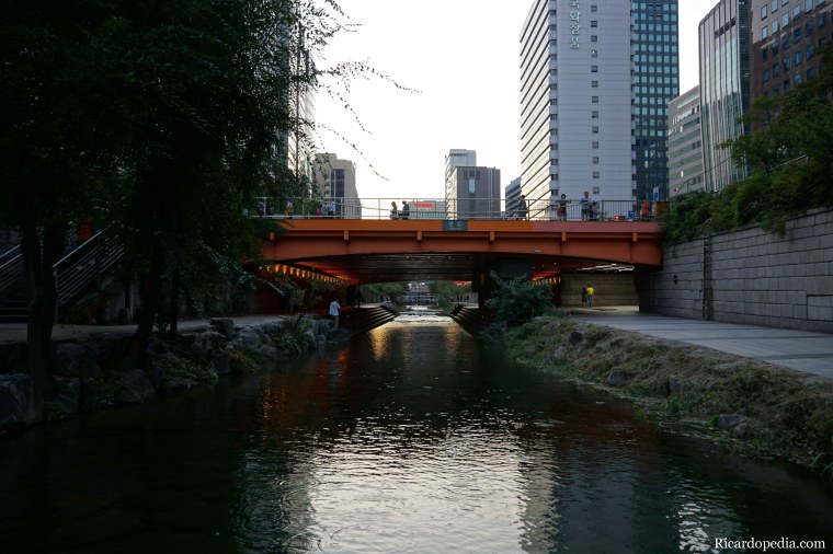 Korea Seoul Cheonggyecheon Stream