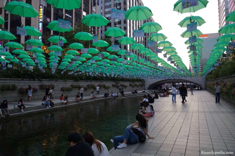 Korea Seoul Cheonggyecheon Stream