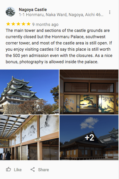 Japan Korea Google Maps Reviews