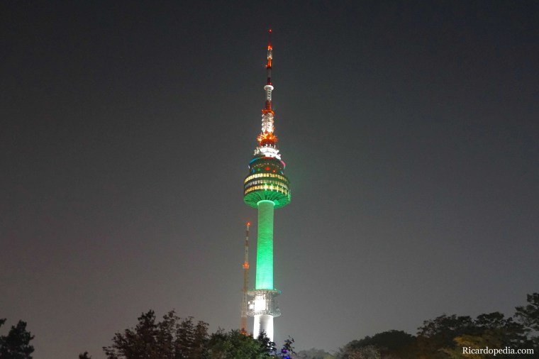 Korea Seoul Tower Night