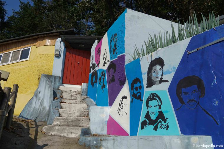 Jeonju Korea Jaman Mural Village