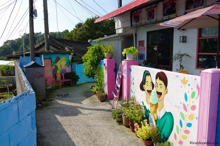 Jeonju Korea Jaman Mural Village