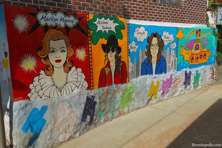 Jeonju Korea Jaman Mural Village