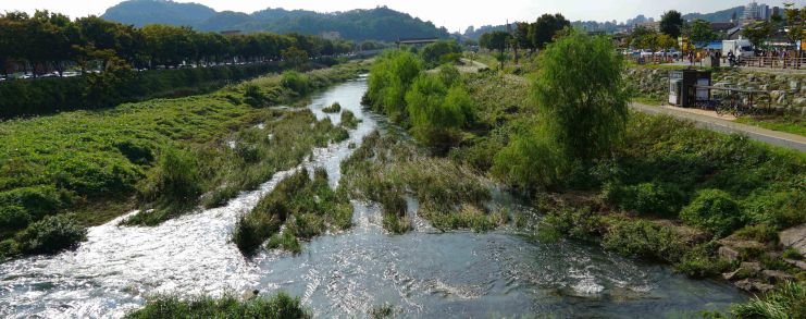 Jeonju Korea Jeonjuchun River