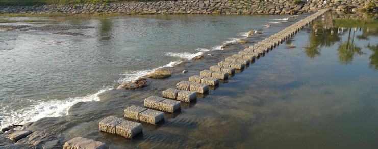 Gyeongju Korea River Crossing