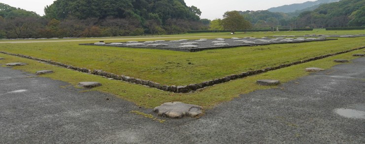 Japan Dazaifu Government office ruins