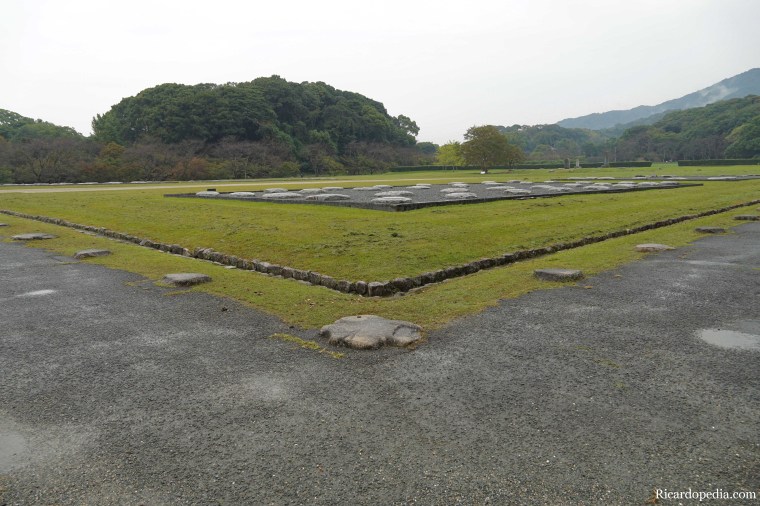 Japan Dazaifu Government office ruins
