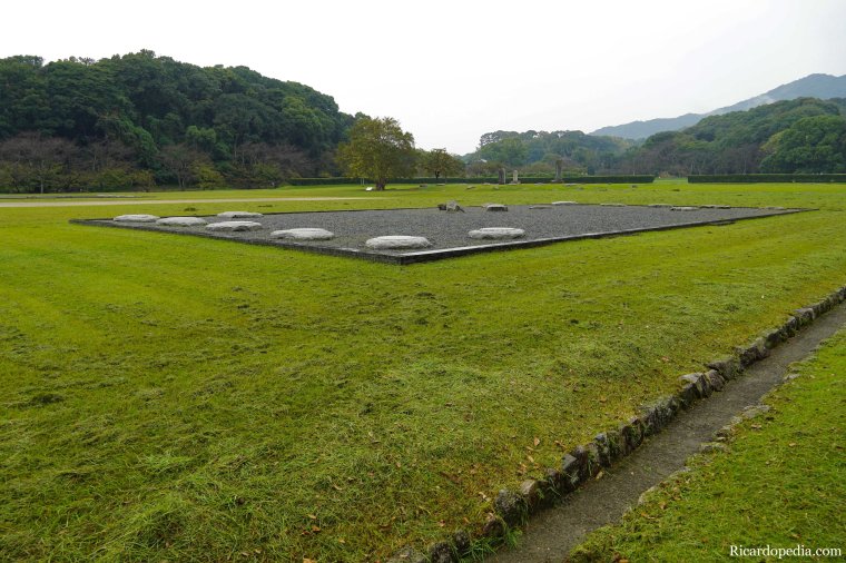 Japan Dazaifu Government office ruins