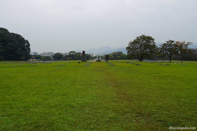 Japan Dazaifu Government office ruins