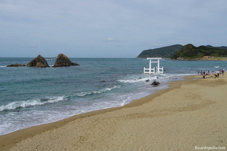 Japan Itoshima Wedded Rocks Futamigaura
