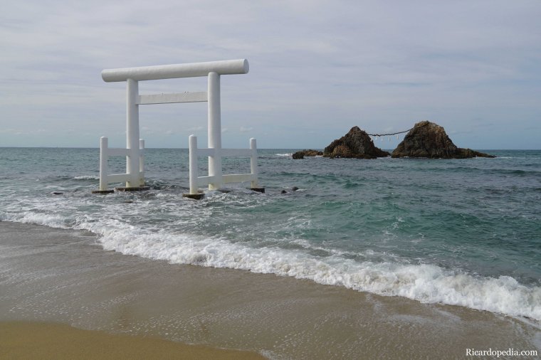 Japan Itoshima Wedded Rocks Futamigaura