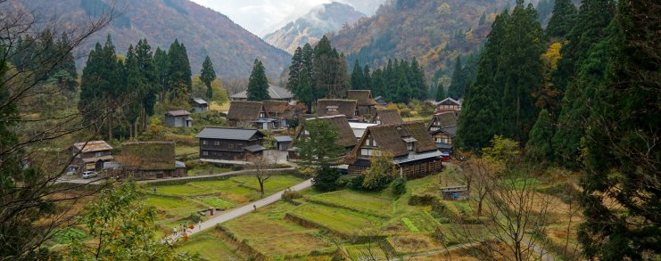 Japan Shirakawago Ainokura Village
