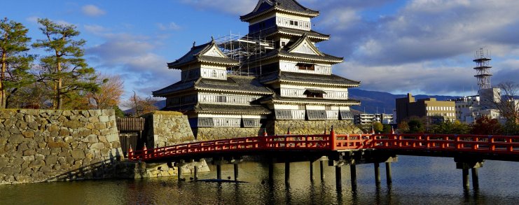 Japan Matsumoto Castle Arrival