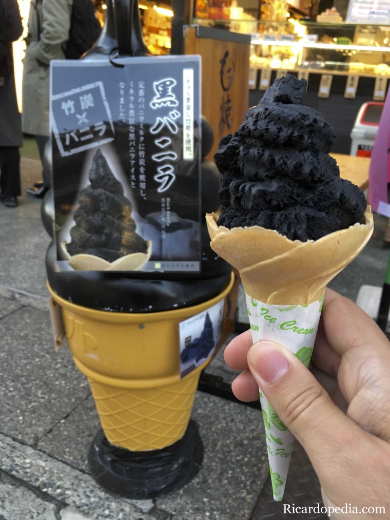 Japan Nagano Black Vanilla Ice Cream