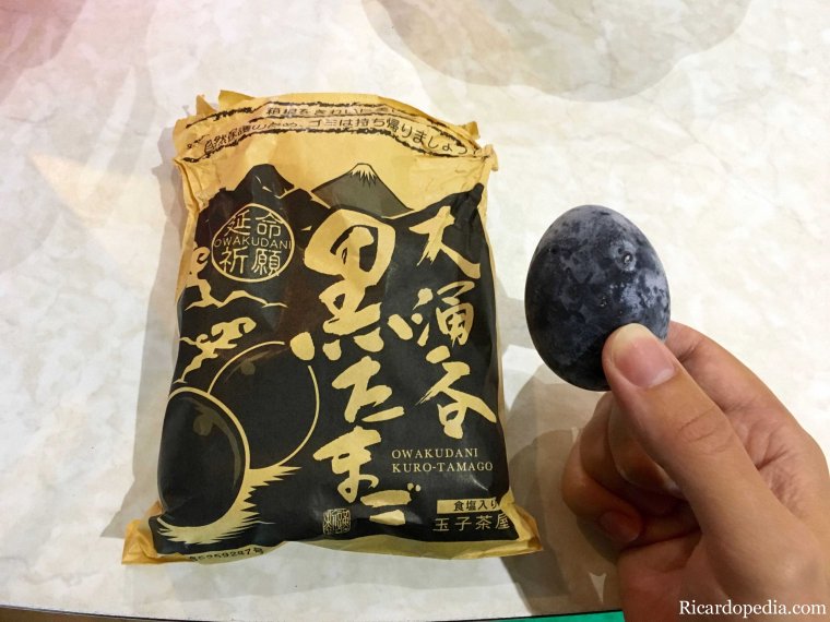 Japan Hakone Black Eggs